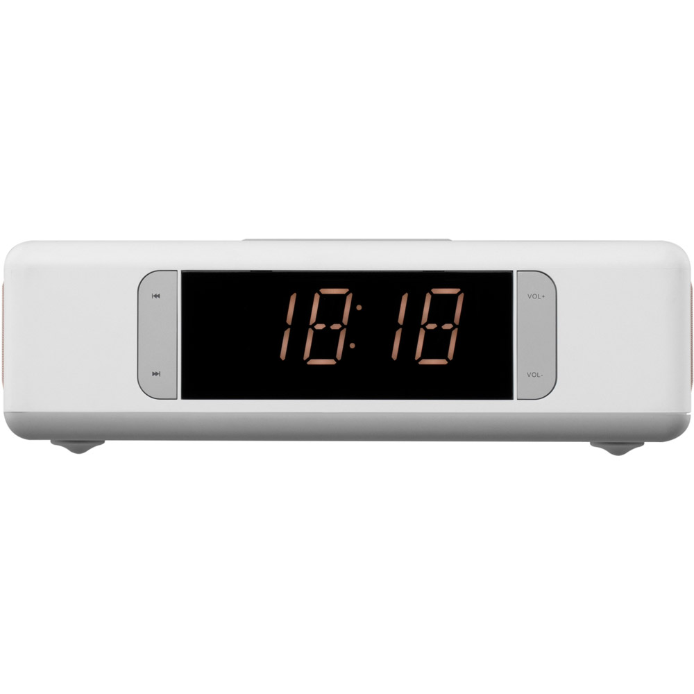 Настольные часы 2E SmartClock Wireless Charging White (2E-AS01QIWT) Будильник True