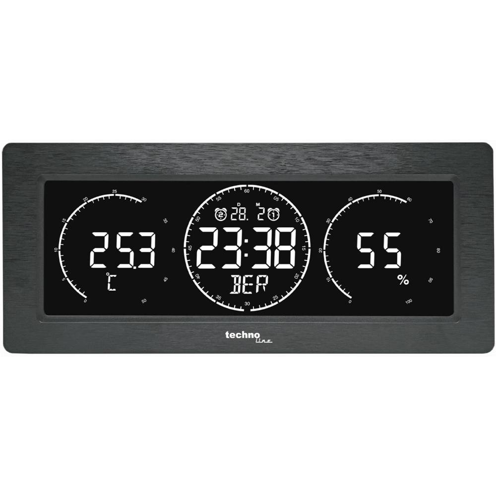 Часы настолные TECHNOLINE WT458 Black Функция snooze True