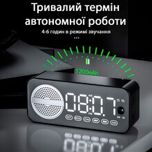 Радіогодинник ACTION 5в1 U-01 (U-01-act)