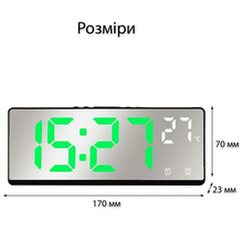 Часы настольные ACTION 6631 Black (6631-act)