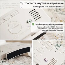 Часы настольные ACTION White (669-act)