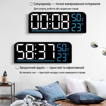Часы настольные ACTION Black (GH8027-act)