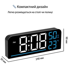 Часы настольные ACTION Black (GH8027-act)