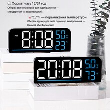 Часы настольные ACTION Black (GH8027-act)
