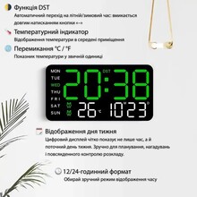 Годинник настільний ACTION Black (6659-act)