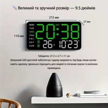 Годинник настільний ACTION Black (6659-act)