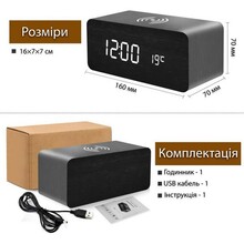 Часы настольные ACTION Black (YC-9031-act)