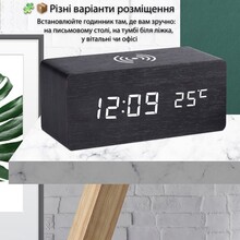 Часы настольные ACTION Black (YC-9031-act)