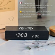 Часы настольные ACTION Black (YC-9091-act)