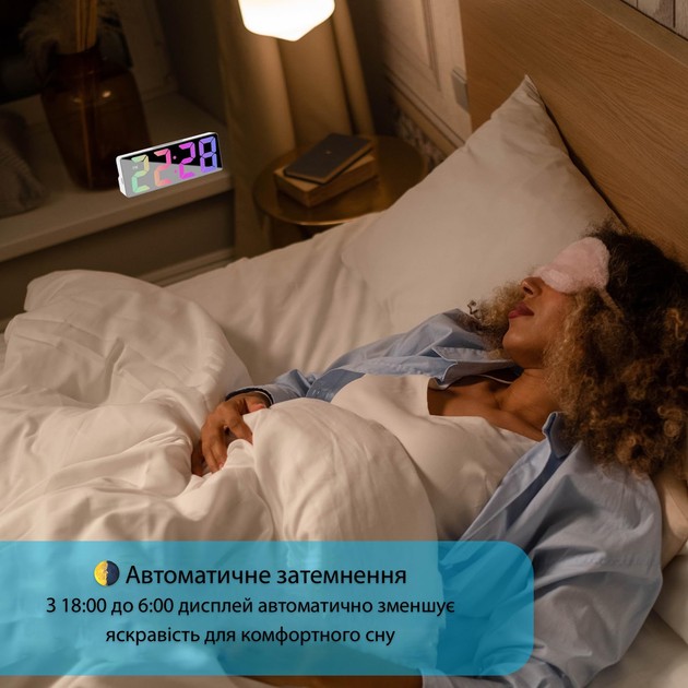 Изображение Часы настольные ACTION White (228A-act)