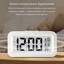 Часы настольные ACTION KSD-109 White (KSD-109)