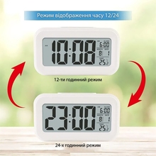 Годинник настільний ACTION KDS-210 White (KDS-210)