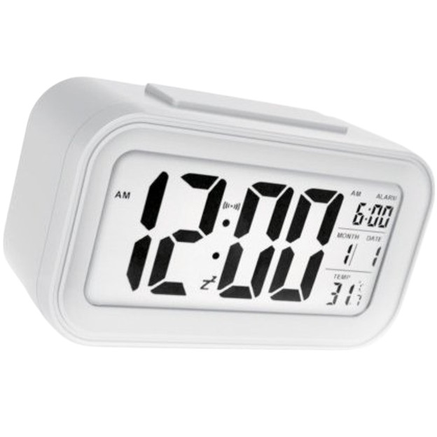 Годинник настільний ACTION KDS-210 White (KDS-210) Будильник True