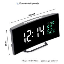 Часы настольные ACTION 7816 Black