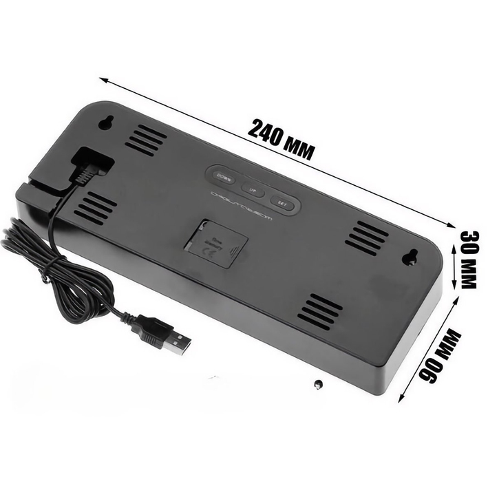 В Україні Годинник настільний ACTION GH0707 Black (GH0707-act)