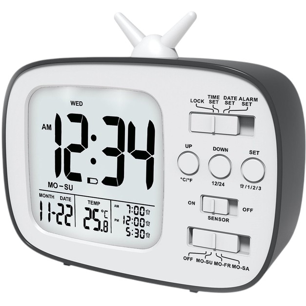 Часы настольные ACTION GH181 Black (GH181-act)