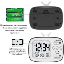 Часы настольные ACTION GH181 Black (GH181-act)