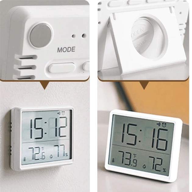 Часы настольные YIDA Time (8218 White) Дисплей True