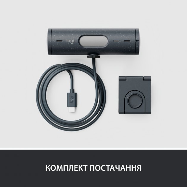 Изображение Web-камера LOGITECH Brio 500 Graphite USB (960-001422)