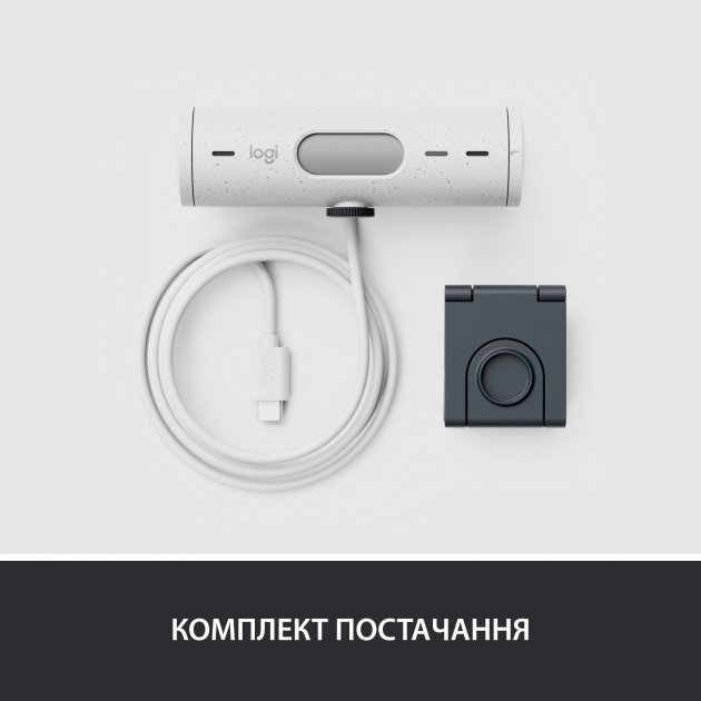 Изображение Web-камера LOGITECH Brio 500 White USB (960-001428)