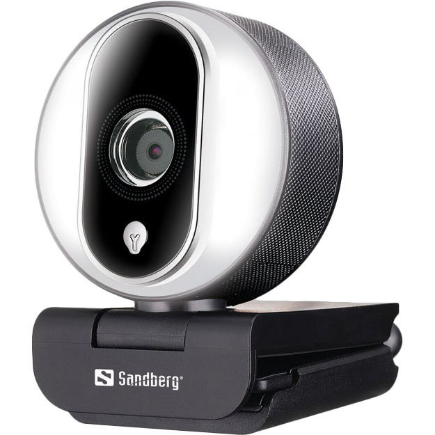 Web-камера Sandberg Streamer Webcam Pro Full HD Autofocus Ring Light Black (134-12) Разрешение видеосъемки, пикселей 1920 x 1080