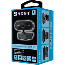 Web-камера Sandberg Webcam Flex 1080 HD Black (133-97)