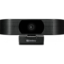 Web-камера Sandberg Webcam Pro Elite 4K UHD (IMX258) Autofocus USB-A/USB-C Black (134-28)