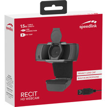 WEB-камера SPEEDLINK RECIT 720p HD Black (SL-601801-BK)