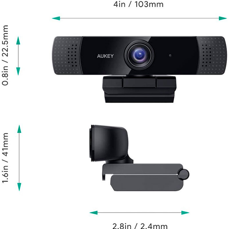 Зовнішній вигляд Web-камера AUKEY PC-LM1E 1080p FHD (PC-LM1E)