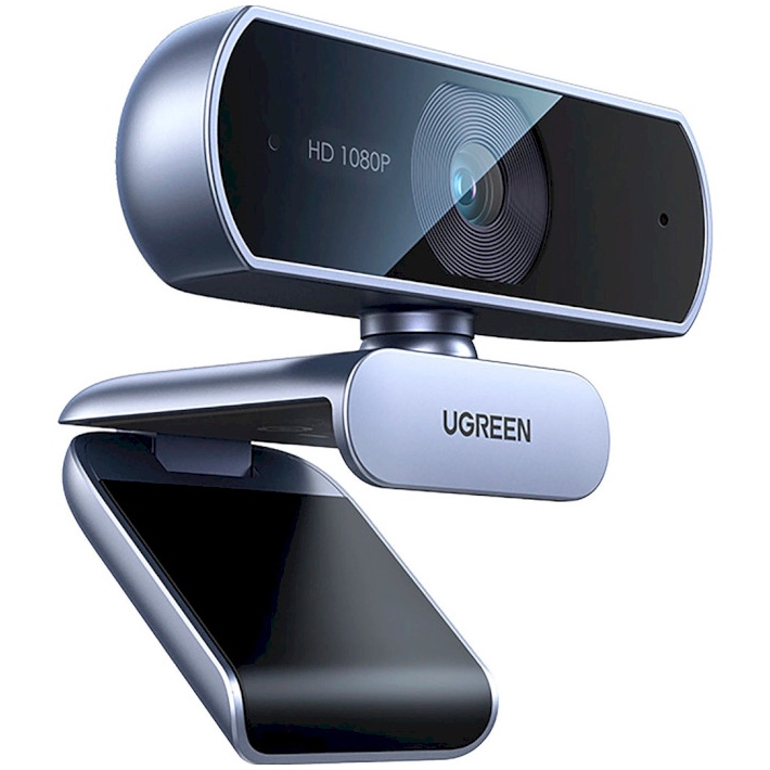 Web-камера UGREEN CM678 HD USB-A Gray (15728) Якість відеозйомки, пікселів 1920 x 1080