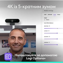 Web-камера LOGITECH Brio 4K Graphite (960-001718)