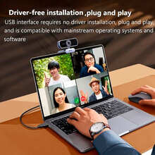 Web-камера UGREEN CM717 2K USB-A Black (25442)