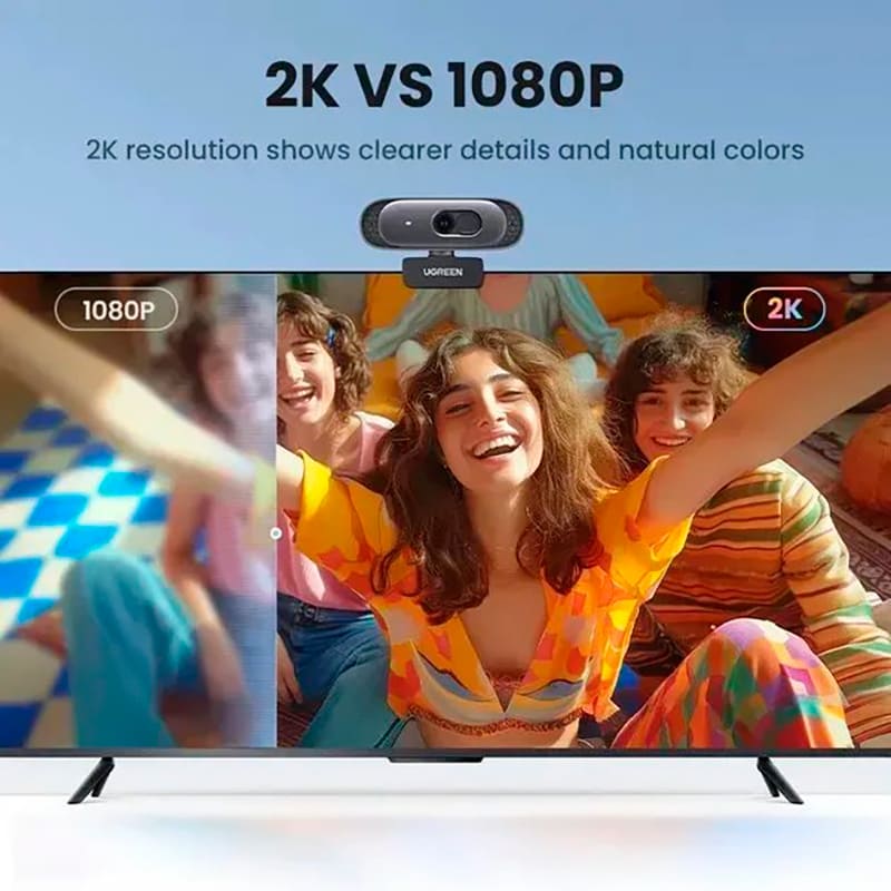 Заказать Web-камера UGREEN CM778 2K USB-A Black (35626)