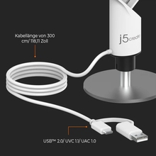 Web-камера J5CREATE JVCU360-N White/Black