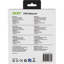WEB-камера Acer FHD Webcam Black (HP.EXPBG.019)