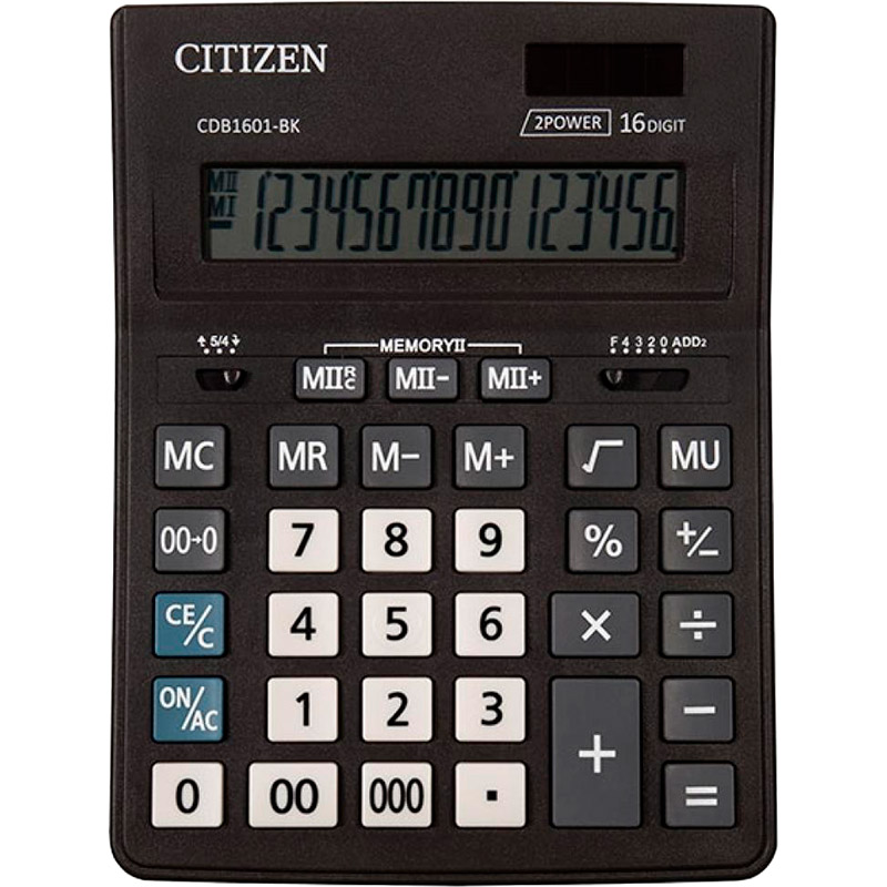 Калькулятор CITIZEN CDB1601-BK