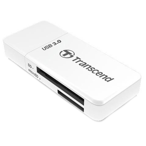 

Картридер TRANSCEND TS-RDF5W 5-in-1 White, Cardreader TS-RDF5W 5-in-1USB 3.0