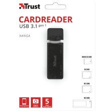 Картридер TRUST Nanga USB 3.1 Cardreader (21935)