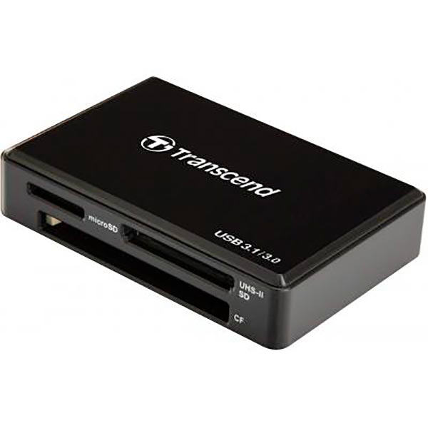 Картридер TRANSCEND Cardreader USB 3.0/3.1 Black (TS-RDF8K)