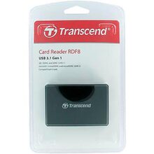 Картридер TRANSCEND Cardreader USB 3.0/3.1 Black (TS-RDF8K)