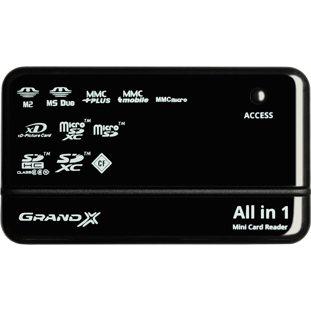 Картридер GRAND-X multi All-in-One (CRX05BLACK) Типы карт памяти SD (Secure Digital)