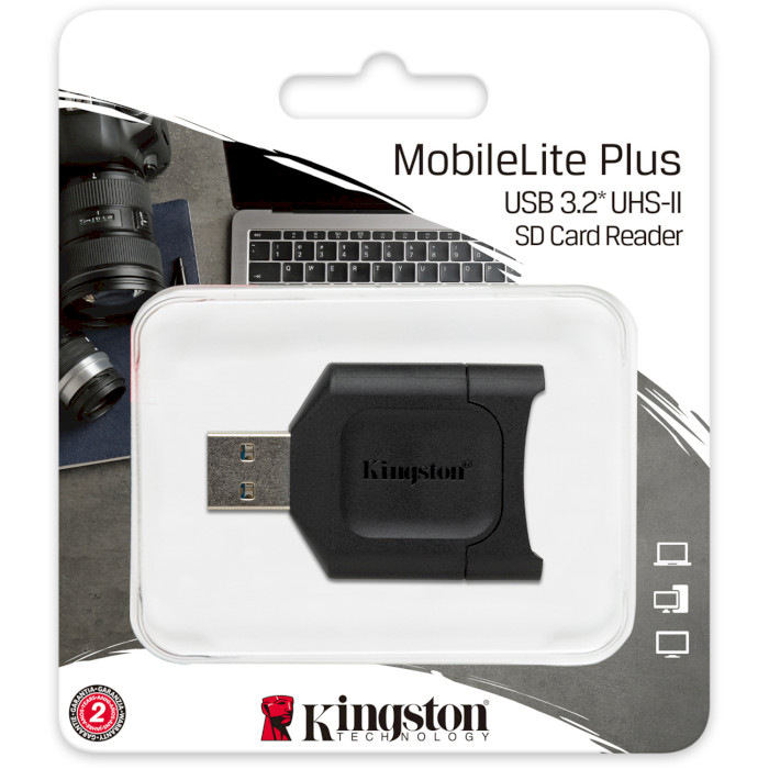 Картридер KINGSTON MobileLite Plus USB 3.1 SDHC/SDXC (MLP) Типи карт пам'яті SDHC