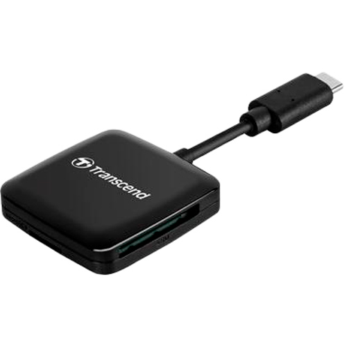 Картридер TRANSCEND TS-RDC3 USB 3.2 Gen 1 Type-C SD/microSD Black Типи карт пам'яті SD (Secure Digital)