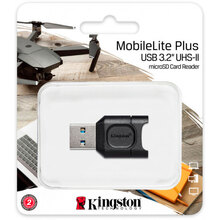 Картридер KINGSTON USB 3.1 microSDHC/SDXC UHS-II Card Reader (MLPM)