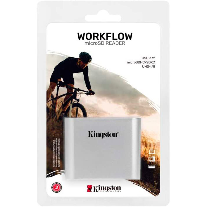 Картридер KINGSTON Workflow Dual-Slot (WFS-SDC) Типы карт памяти Micro-SDXC