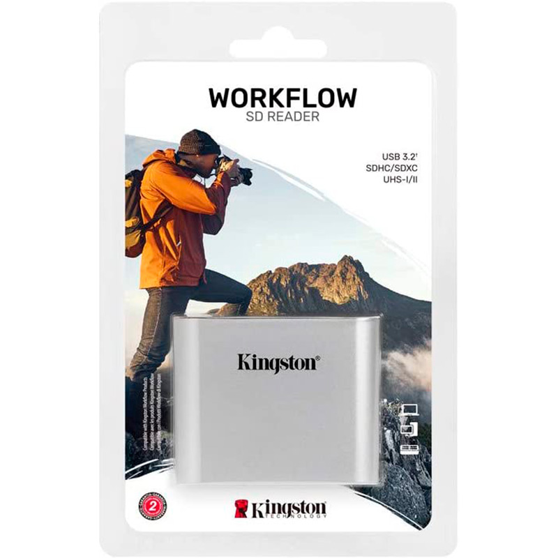 Картридер KINGSTON Workflow Dual-Slot (WFS-SD) Типы карт памяти SDXC