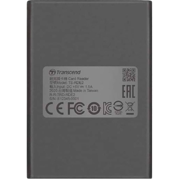 Картрідер TRANSCEND USB 3.2 Gen 2x2 Type-C CFexpress (TS-RDE2) Підтримка USB Type-C