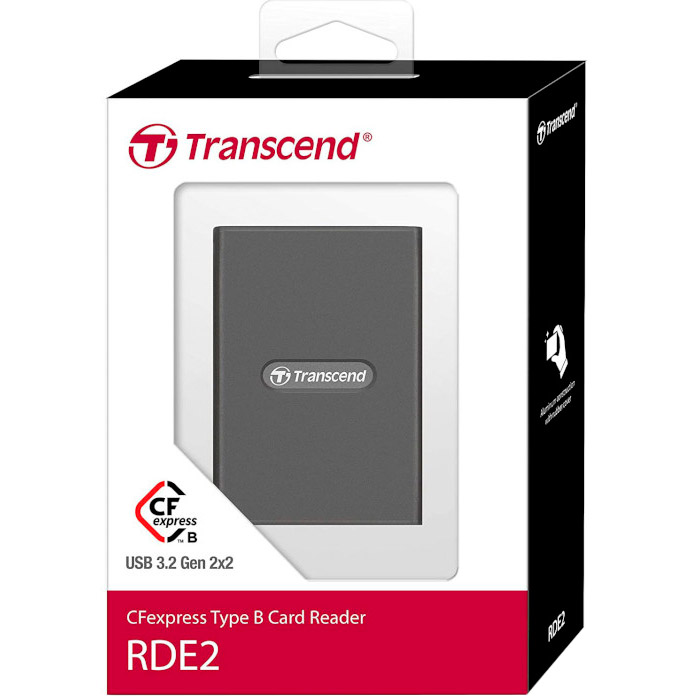 Фото 3 Картрідер TRANSCEND USB 3.2 Gen 2x2 Type-C CFexpress (TS-RDE2)