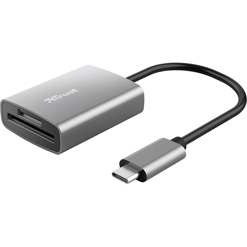 Картридер TRUST DALYX FAST USB-C ALUMINIUM (24136)