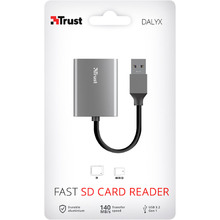 Картридер TRUST DALYX FAST USB 3.2 ALUMINIUM (24135)